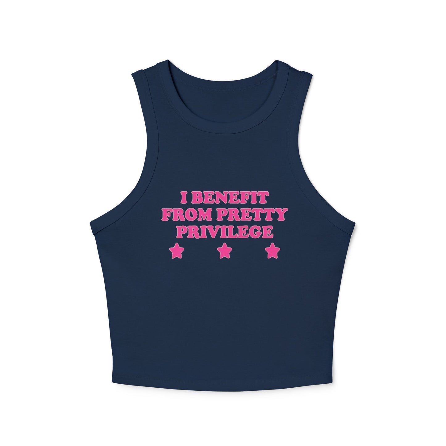 “I Benefit From Pretty Privilege” Funny Women’s Tank